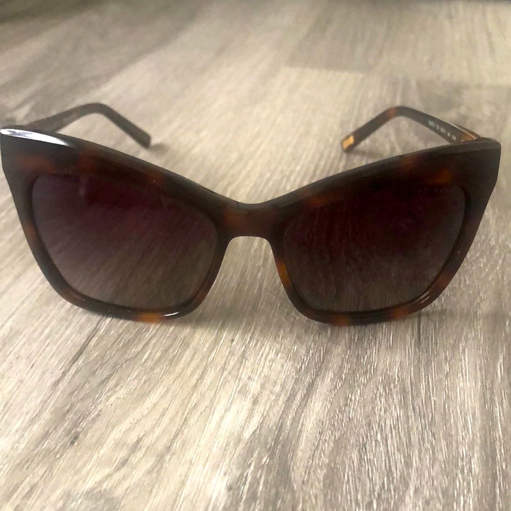 Ted Baker London Womens Oversized Sunglasses TBW079 55mm Tortoise Gray Gradient